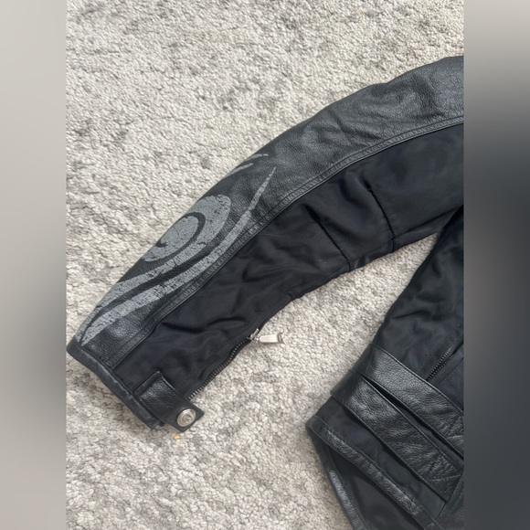 Hein Gericke Women’s Motorcycle Moto Jacket Size 8 – Leather & Textile - Picture 10 of 14